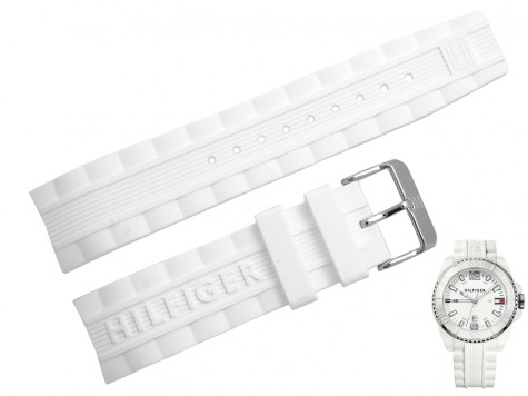 Pasek do zegarka Tommy Hilfiger TH 1791044 biały