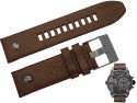 Pasek DIESEL DZ7258 brązowy skórzany 24 mm