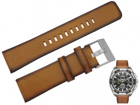 Pasek DIESEL DZ4393 brąz skórzany 24 mm oryginał