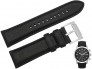 Pasek Fossil FS4866 czarny 24 mm oryginał