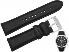 Pasek Fossil FS4866 czarny 24 mm oryginał