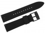 Pasek Fossil BQD1000 czarny gumowy 22 mm oryginał