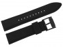 Pasek Fossil BQD1000 czarny gumowy 22 mm oryginał