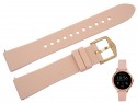 Pasek do zegarka Fossil FTW6066 18 mm różowy oryginał
