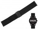 Bransoleta do Skagen SKT5207 22 mm czarna oryginał