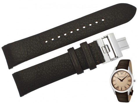 Pasek do zegarka E. Armani AR2041 brązowy oryginał