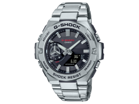 Casio zegarek męski Zegarek G-Shock G-Steel GST-B500D-1AER GST-B100 czarna tarcza o