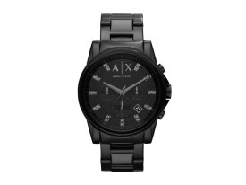 Bransoleta do zegarka ARMANI EXCHANGE AX1326 AX2093 stalowa czarna oryginał